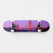 Skateboard Golden gate bridge sur la plage de Baker au (Horz)