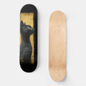 Skateboard Golden Noir (Recto)
