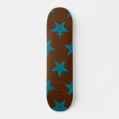 Skateboard Golden Stars Pattern 16 (Devant)