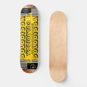 Skateboard GOLDIGGA. Planche à roulettes (Recto)