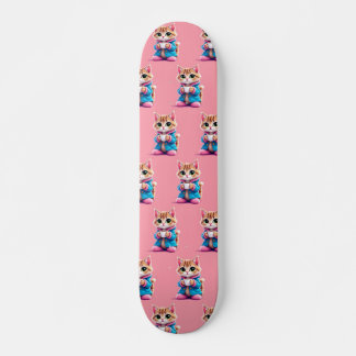 Skateboard Good Morning Kitten