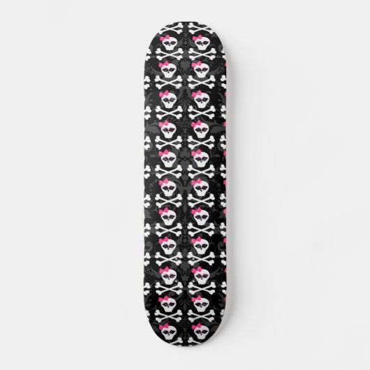 Skateboard Goodies gothiques mignonnes Crânes filles Skateboa (Recto)