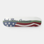 Skateboard Google Bless America Skate board (Horz)