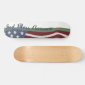 Skateboard Google Bless America Skate board (Horz)