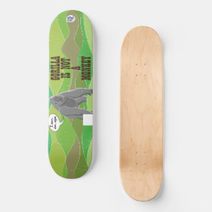 Skateboard Gorilla n'est pas un singe