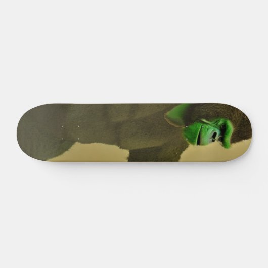 Skateboard Gorilla verte (Horz)