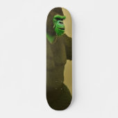 Skateboard Gorilla verte (Devant)