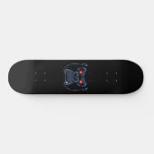 Skateboard Gorille aux yeux rouges (Horz)