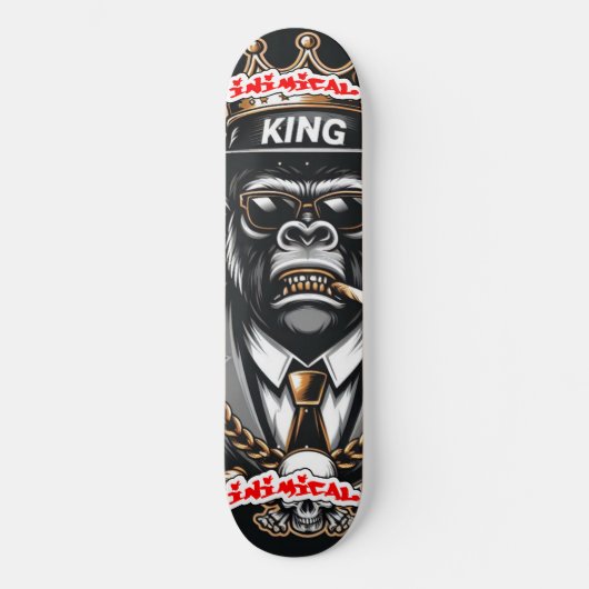 Skateboard Gorille Gangster, le roi inimitable (Recto)