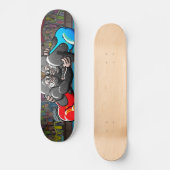 Skateboard Gorilles de lutte (Recto)
