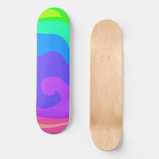 Skateboard Gotado coloré (Recto)