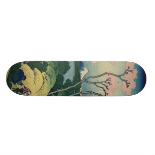 Skateboard Goten-yama Hill Hokusai Art japonais