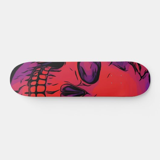 Skateboard Goth Death Skull Skeleton Custom (Horz)