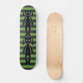 Skateboard Goth Green et Black Bunny (Recto)