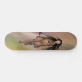 Skateboard Gothic Warrior femme art Skateboards (Horz)