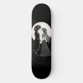 Skateboard Gothique Emo Enfants Kiss Valentine's Day (Recto)