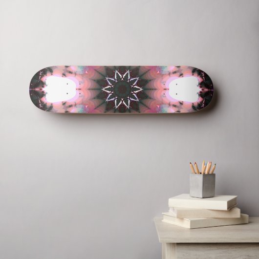Skateboard Gothique Frozen Winter Spider Web (Art mural (Horz))