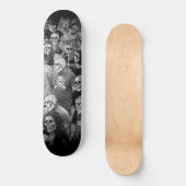 Skateboard Gothique Urbain Night Skull Crowd (Recto)