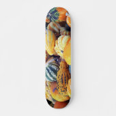 Skateboard Gourdes Colorées de Près (Devant)
