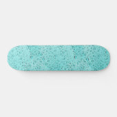 Skateboard gouttelettes d'eau aquamarines (Horz)