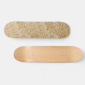 Skateboard gouttelettes d'eau d'or (Horz)