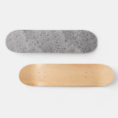 Skateboard gouttelettes d'eau gris (Horz)