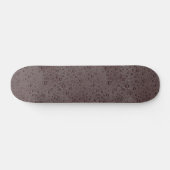 Skateboard gouttelettes d'eau marron (Horz)