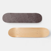 Skateboard gouttelettes d'eau marron (Horz)