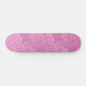Skateboard gouttelettes d'eau roses chaudes (Horz)