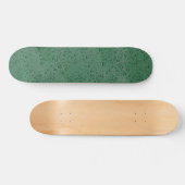 Skateboard gouttelettes d'eau vertes (Horz)