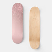 Skateboard Gradient diagonal Rose Gold Blush Pink ombre (Recto)
