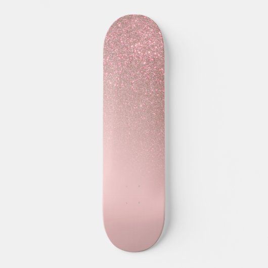 Skateboard Gradient diagonal Rose Gold Blush Pink ombre (Recto)