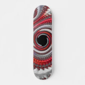 Skateboard Gradient noir abstrait (Devant)