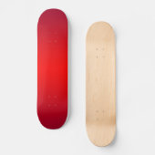 Skateboard Gradient rouge nucléaire - blanc de modèle de (Recto)