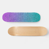 Skateboard Gradient tropical de parties scintillantes de (Horz)