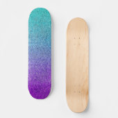 Skateboard Gradient tropical de parties scintillantes de (Recto)