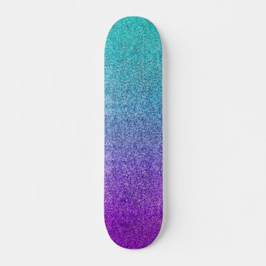 Skateboard Gradient tropical de parties scintillantes de (Devant)