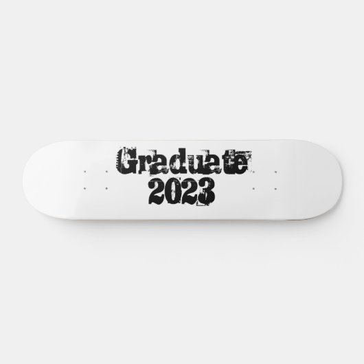 Skateboard Graduation personnalisable 2023 Trending Cool (Horz)