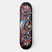 Skateboard Graffiti Art Crâne 5 (Recto)