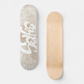 Skateboard Graffiti blanc tourbillonnant Selfie Street Art Le (Recto)