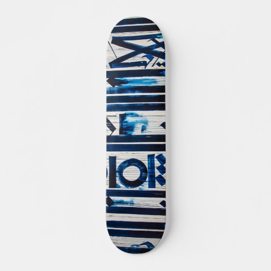 Skateboard Graffiti bleu (Devant)