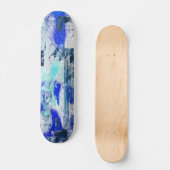 Skateboard Graffiti Blue Skate (Recto)