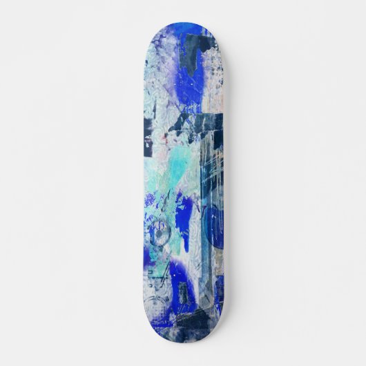 Skateboard Graffiti Blue Skate (Devant)