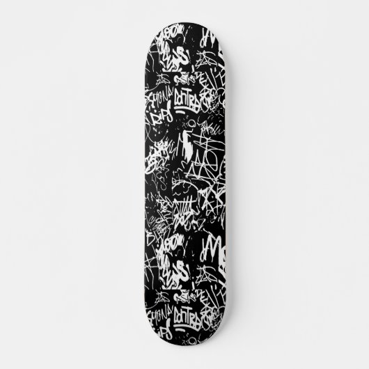 Skateboard Graffiti Collage Abstrait Motif d'impression (Devant)