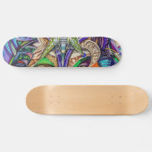 Skateboard Graffiti coloré (Horz)