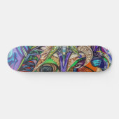 Skateboard Graffiti coloré (Horz)