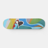 Skateboard Graffiti coloré Heart Art (Horz)