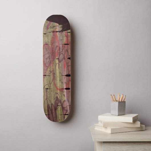 Skateboard Graffiti d'aigle urbain (Art mural)