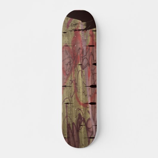 Skateboard Graffiti d'aigle urbain (Devant)