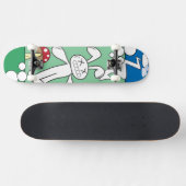 Skateboard Graffiti de lapin (Horz)